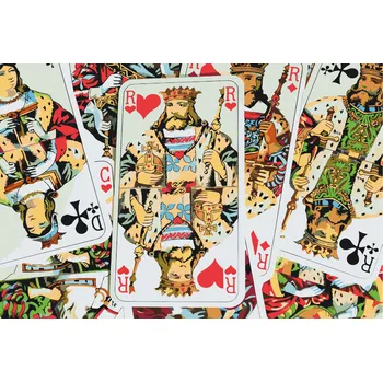 Malování podle čísel - Karty krále Velikost: 40x60cm, Rámování: Pouze srolované plátno