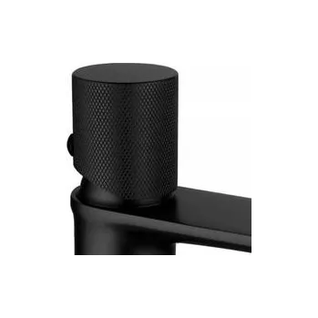 Vodovodní baterie Mexen - ROYO, ELBA ONE, designové tlačítko pro ovládání baterie, černá, 74099-70