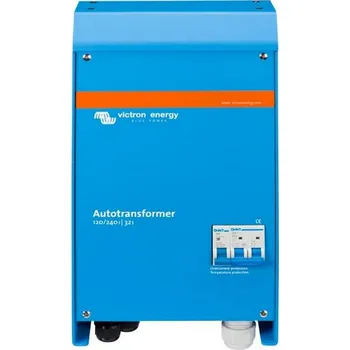 Transformátor Oddělovací transformátor 3600 W, autodetekce vstupu 115/230 V, výstup 115/230 (Vzájemné izolování pobřežního zdroje proudu a elektrického systému lodi pro vyšší bezpečnost a k zabránění galvanické koroze lodi.)