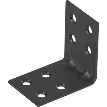 Nábytkové kování Walteco Spojovací úhelník 40x40x30mm, černý Množství: 1 ks