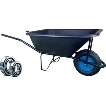 Kolečko HTI Zahradní kolečko PROFI 120l s nafukovací pneumatikou KULIČKOVÁ LOŽISKA KZL07