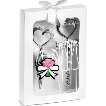 Zátka a vývrtka ve tvaru srdce, Bílá