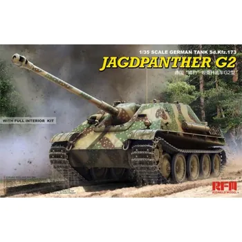 Plastikový model Ryefield model 1/35 Jagdpanther G2 with full interior & workable track links