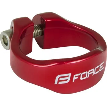 Sedlovka podsedlová objímka Force, červená - 31.8mm 308277