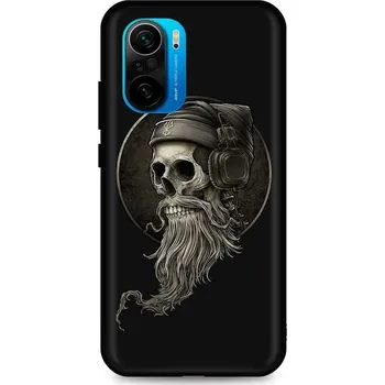 Pouzdro na mobilní telefon Kryt Xiaomi Poco F3 silikon Music Skeleton (obal neboli pouzdro na Xiaomi Poco F3)