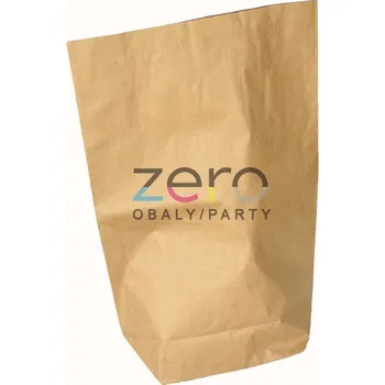 Sáček na potraviny Sáček papírový 0,25 kg (12x16x5 cm) s atestem 1vrstvý - přírodní