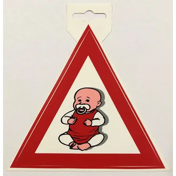 Samolepicí dekorace na vozidlo Samolepka papírová Dítě v autě