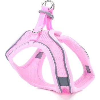 Postroj pro psa Vsepropejska Neve postroj pro psa s vodítkem | 22 – 46 cm Barva: Růžová, Obvod hrudníku: 40 - 46 cm