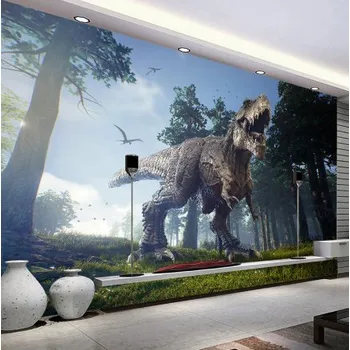 Tapeta Solution Media 3D tapeta - Dinosaurus II. MU1593 1 - Voděodolné plátno - Textilní tapeta omyvatelná - 250g/m2