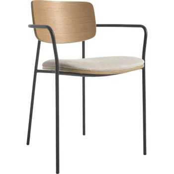 Jídelní židle Světle hnědá dubová jídelní židle Kave Home Maureen