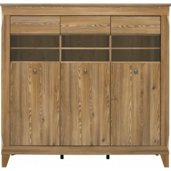 Knihovna Brwcz BERGEN REG3W modřín sibiu zlatý / 6BAL /