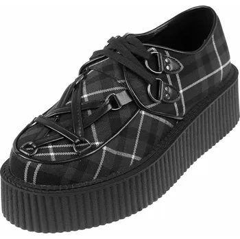 Dámské lodičky boty s klínem - Hexellent Creepers - KILLSTAR - KSRA003933 - 36