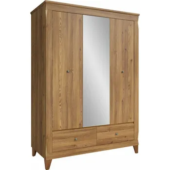 Šatní skříň Brwcz BERGEN SZF2D1M2S modřín sibiu zlatý / 6BAL /