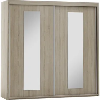 Šatní skříň Skříň šatní dub sonoma/čokoláda KATE S200