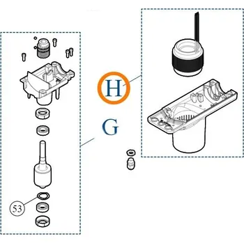 Nice SPMTG08000B set statoru a krytu elektromotoru pohonu brány Nice TOO3000