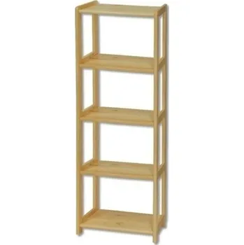 Knihovna Drewmax Regál RG122 masiv - šířka 60 cm (Barva dřeva: Borovice)