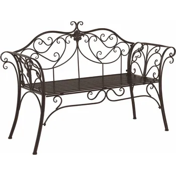 Zahradní lavice Tempo Kondela Zahradní lavička, hnědá, ETELIA