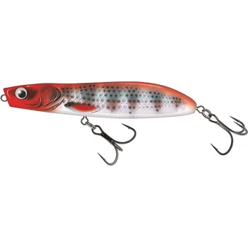 Umělá nástraha Salmo Wobler Rattlin Stick Floating Red Head Striper Délka: 11cm, Hmotnost: 21g, Maximální ponor: 0m