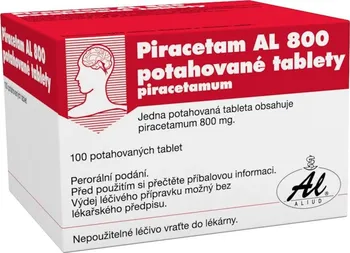 Lék na neurologické potíže Piracetam AL 800