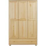 Drewmax Šatní skříň SF106 masiv (Barva dřeva: Dub)