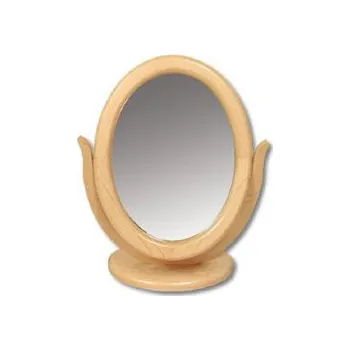 Zrcadlo Drewmax Dřevěné výklopné zrcadlo LT106 (Barva dřeva: Borovice)