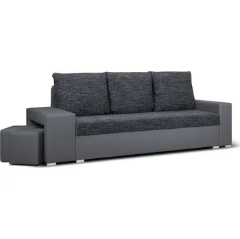 Pohovka Eoshop Rozkládací pohovka Milo 1 s taburety, berlin 02-šedá (barva potahu)