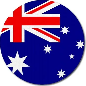Vlajka Pelisport Australská vlajka kulatá tištěná ø 45 mm