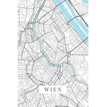Plakát Plakát, Obraz - Wien white, POSTERS