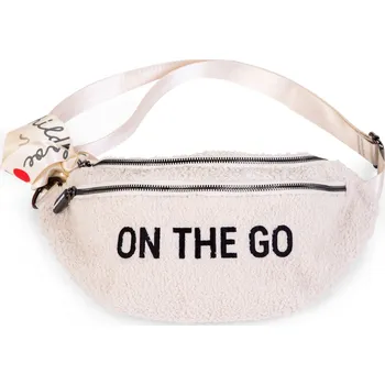 turistický batoh Childhome Ledvinka On The Go Teddy Off White