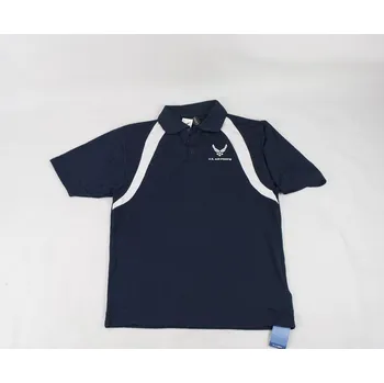 Tričko, triko polo Reebok U.S. Air Force - modrobílé Velikost: L