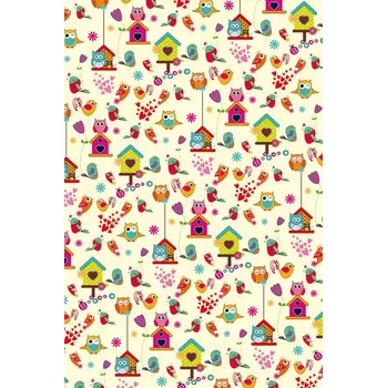 Balící papír BP1 588 - Balící papír 70x100 dárkový SOVIČKY