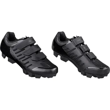 Pánské cyklistické tretry tretry FORCE MTB TEMPO, černé 43