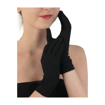 Cyklistické rukavice Gotické celoprsté rukavice černé