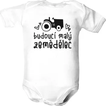 Kojenecký body Dětské body s potiskem Budoucí zemědělec dětské