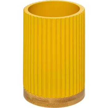 5five Simply Smart Kelímek na kartáčky MODERN, žlutý