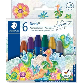 Staedtler Staedtler, Noris Club, 2240 C6, olejové pastely metalické, maxi, 6 ks