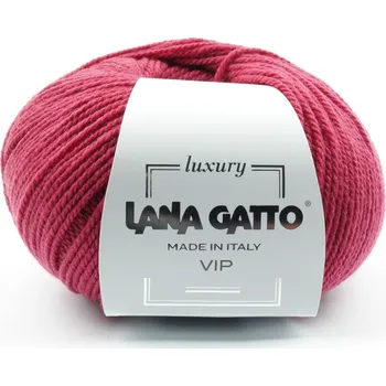 Příze Lana Gatto pletací příze vlna merino kašmír VIP bordó