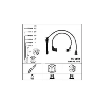 Zapalovací kabel Sada kabelů pro zapalování NGK RC-SE02 - SUZUKI