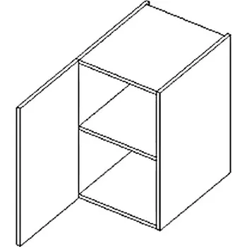 Policová skříň Casarredo D40 d. skříňka PIRELLI duglaska bělená levá