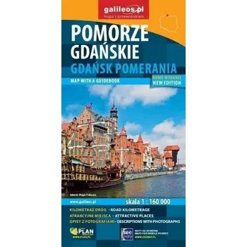 Cestování Mapa z przewodnikiem -Pomorze Gdańskie w.angielska - Praca zbiorowa