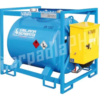 Palivová nádrž Mobilní nádrž na naftu TRASPO® 620 litrů - 12V