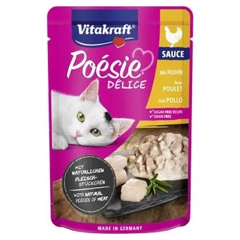 Krmivo pro kočku Vitakraft Cat Poésie DéliSauce kapsa kuřecí 85g