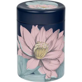 Dóza na potraviny Dóza na čaj Lotos modrý 125 g plechová