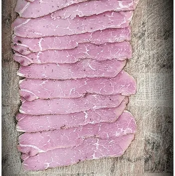 Konzervované maso Pastrami – krájené zauzené hovězí, 200 g