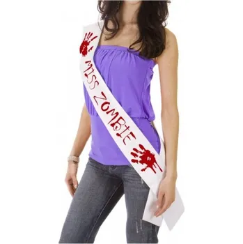 Party dekorace Krvavá šerpa Miss zombie