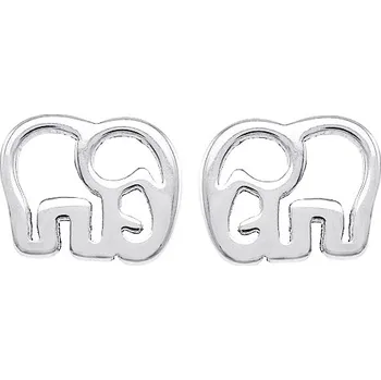 Náušnice Šperky4U Ocelové náušnice sloni - OPN1814-ST