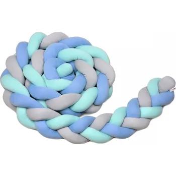 mantinel do postýlky T-TOMI Pletený mantinel 180 x 20 cm