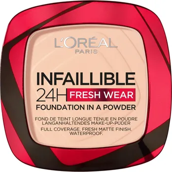 Make-up L'Oréal Infaillible 24H Fresh Wear kompaktní make-up 9 g