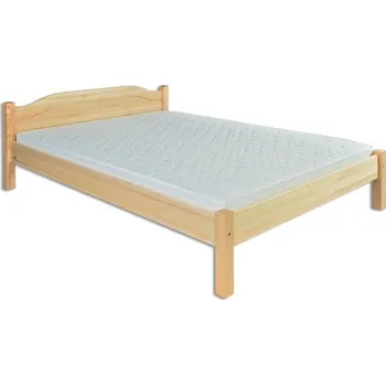 Postel Drewmax Dřevěná postel 160x200 LK106 (Barva dřeva: Olše)