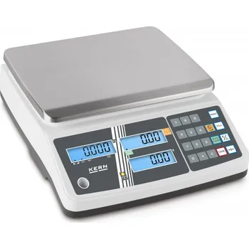 Dílna Obchodní počítací váha Kern RPB 15K2DM, dvourozsahová do 15 kg, s možností úředního ověření